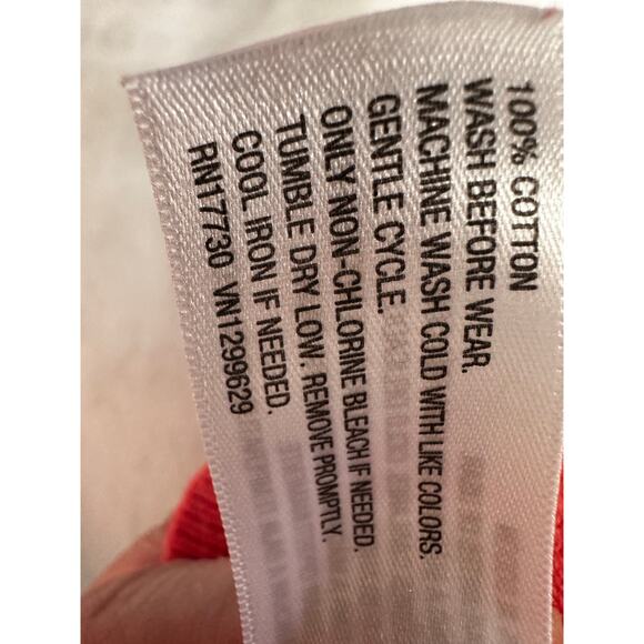 Art Class Girls Floral Knit Skirt Size S 6 6X Red Pink - Picture 3 of 5